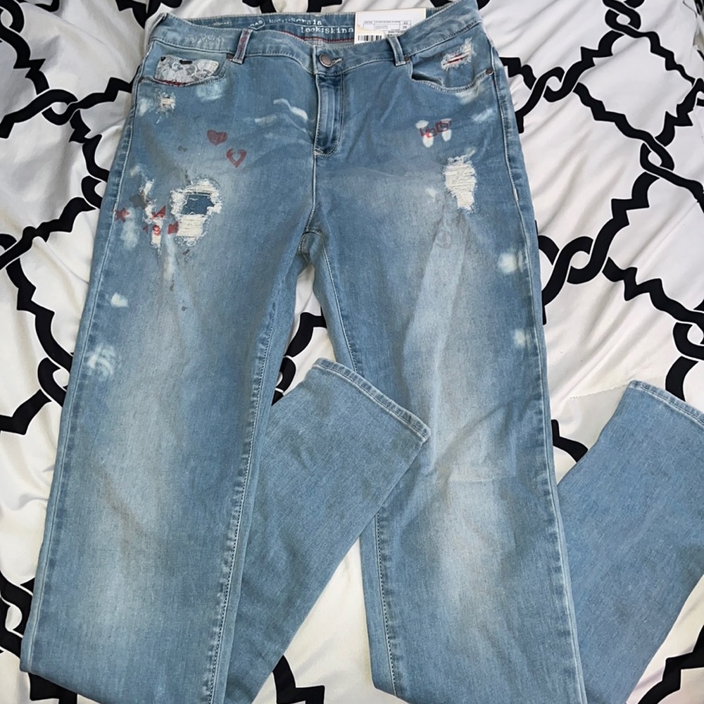 Gas Denim Blue Skinny Jeans